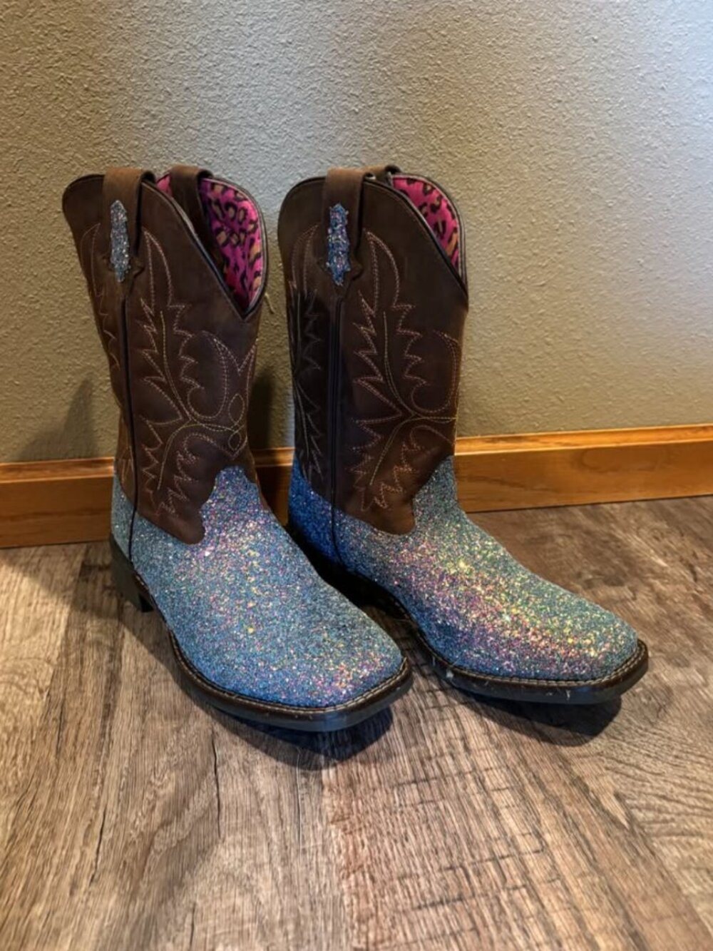 Smoky Mountain Kids Boots Ariel Pastel Glitter